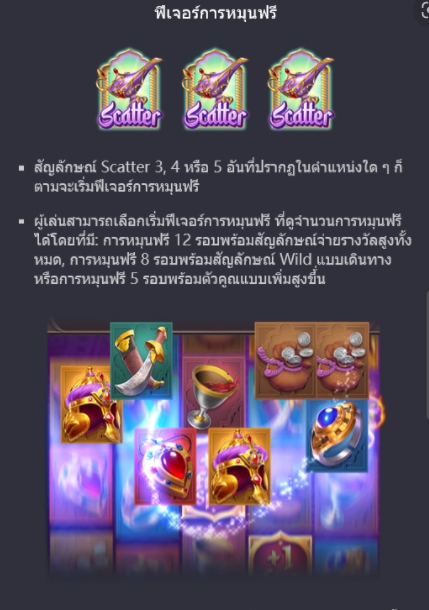 ฟีเจอร์พิเศษพิชิตโบนัสเกม PG ความปรารถนา 3 ประการของ จินนี่